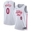 Muške NBA Dres Philadelphia 76ers Tyrese Maxey 0 Nike 2022-23 City Edition Bijela Swingman